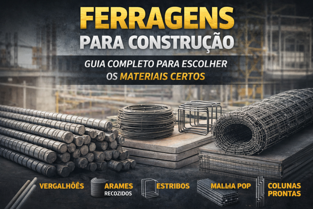 Ferragens para Construção: Guia Completo para Escolher os Materiais Certos